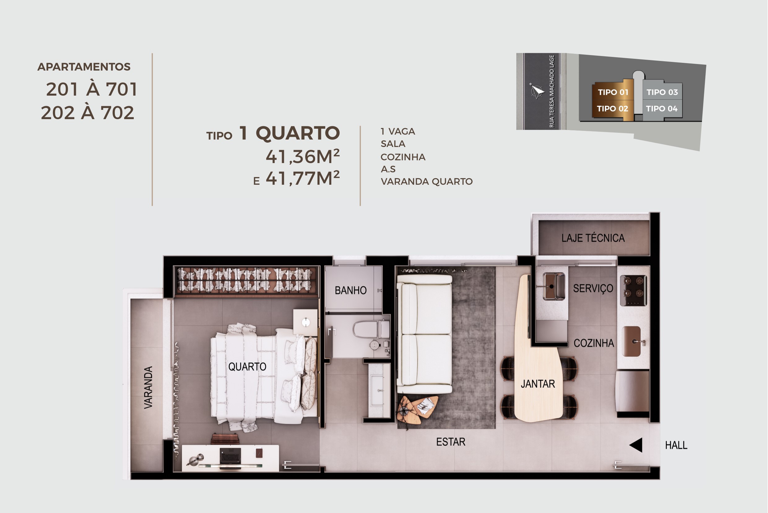 Apartamento 1 quarto no Centro de Betim — miniatura 2